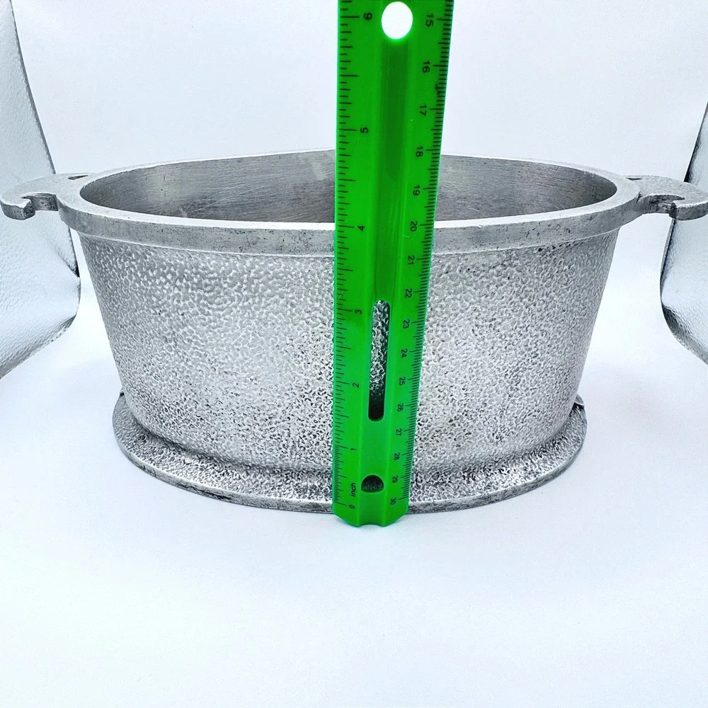 Vintage Guardian Service Pewter Aluminum Heart Shaped Bowl‎ w Handles
